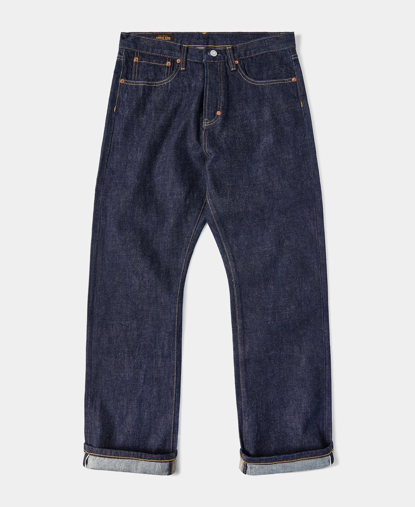 14.5 oz Selvedge Denim Bootcut Jeans Layered Look