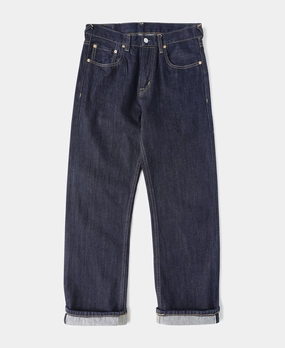 Base Outfit 14 oz Selvedge Basic Straight-Fit Jeans - Indigo