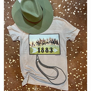 Flexible Waistband Adaptation 1883 Stone Tee