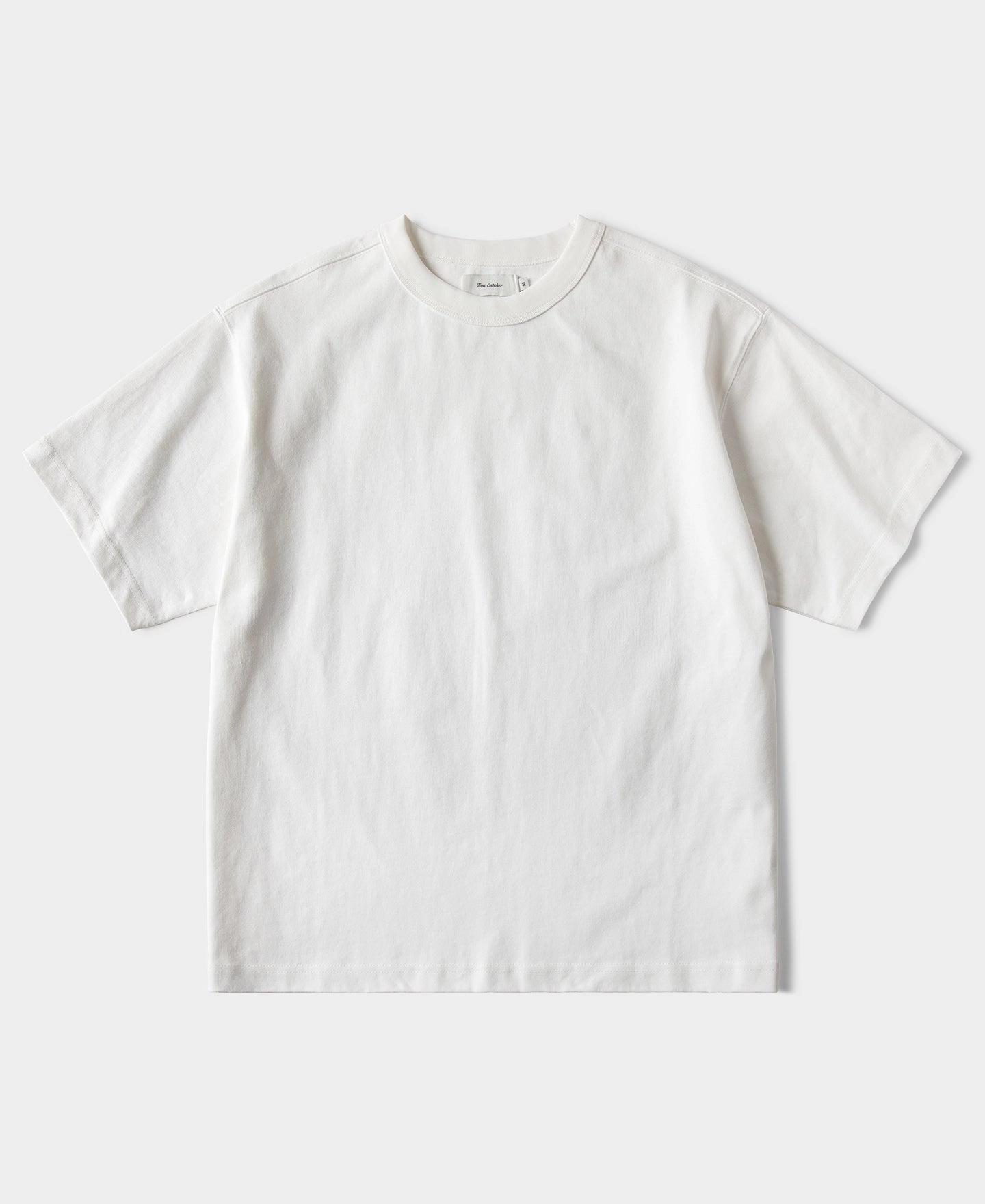 All-day Comfort Trendy Top 1900s Heavyweight Cotton Jersey Boxy T-Shirt - White