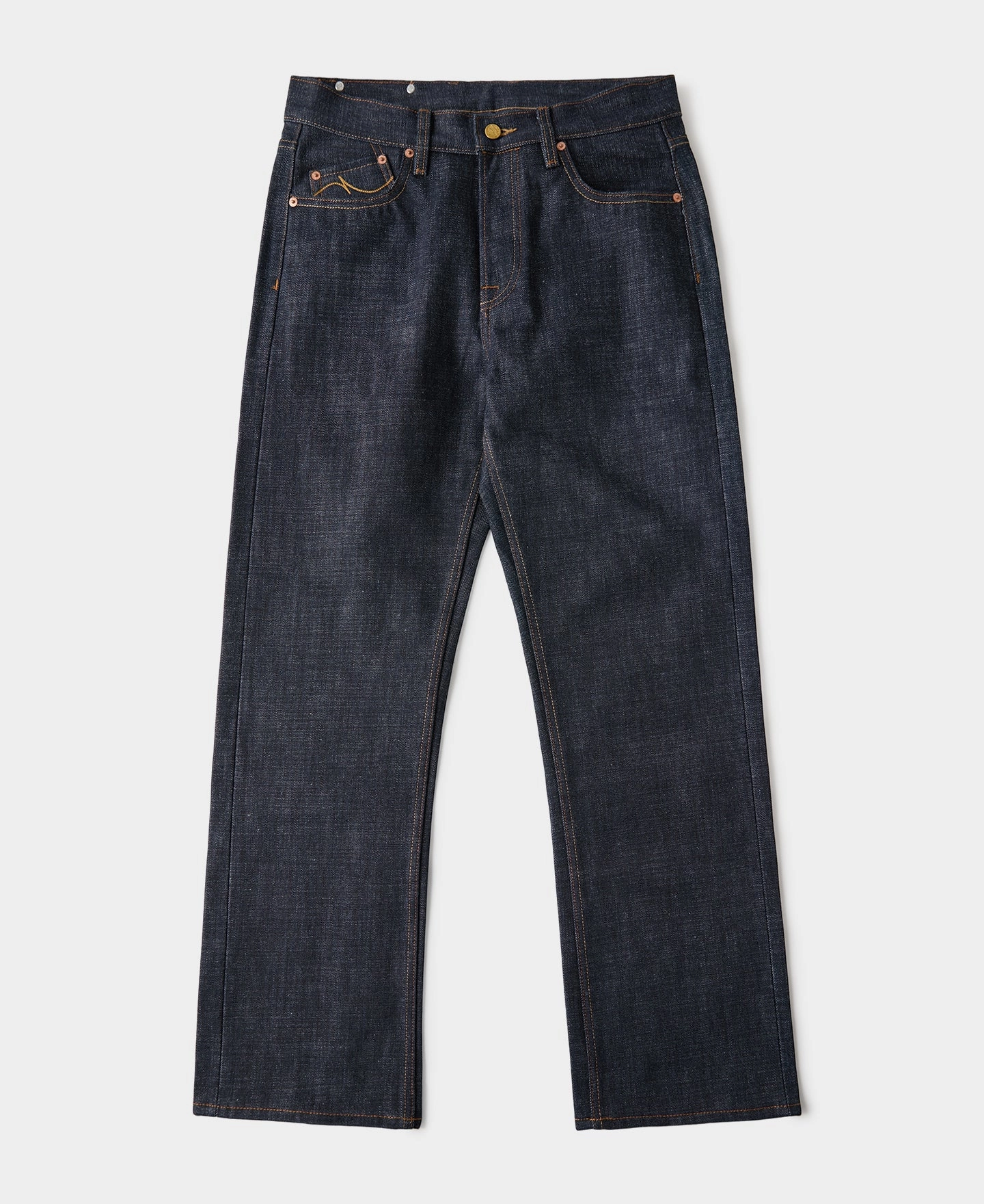 19oz Rope Dyed Selvedge Straight-Leg Jeans Selvedge Denim
