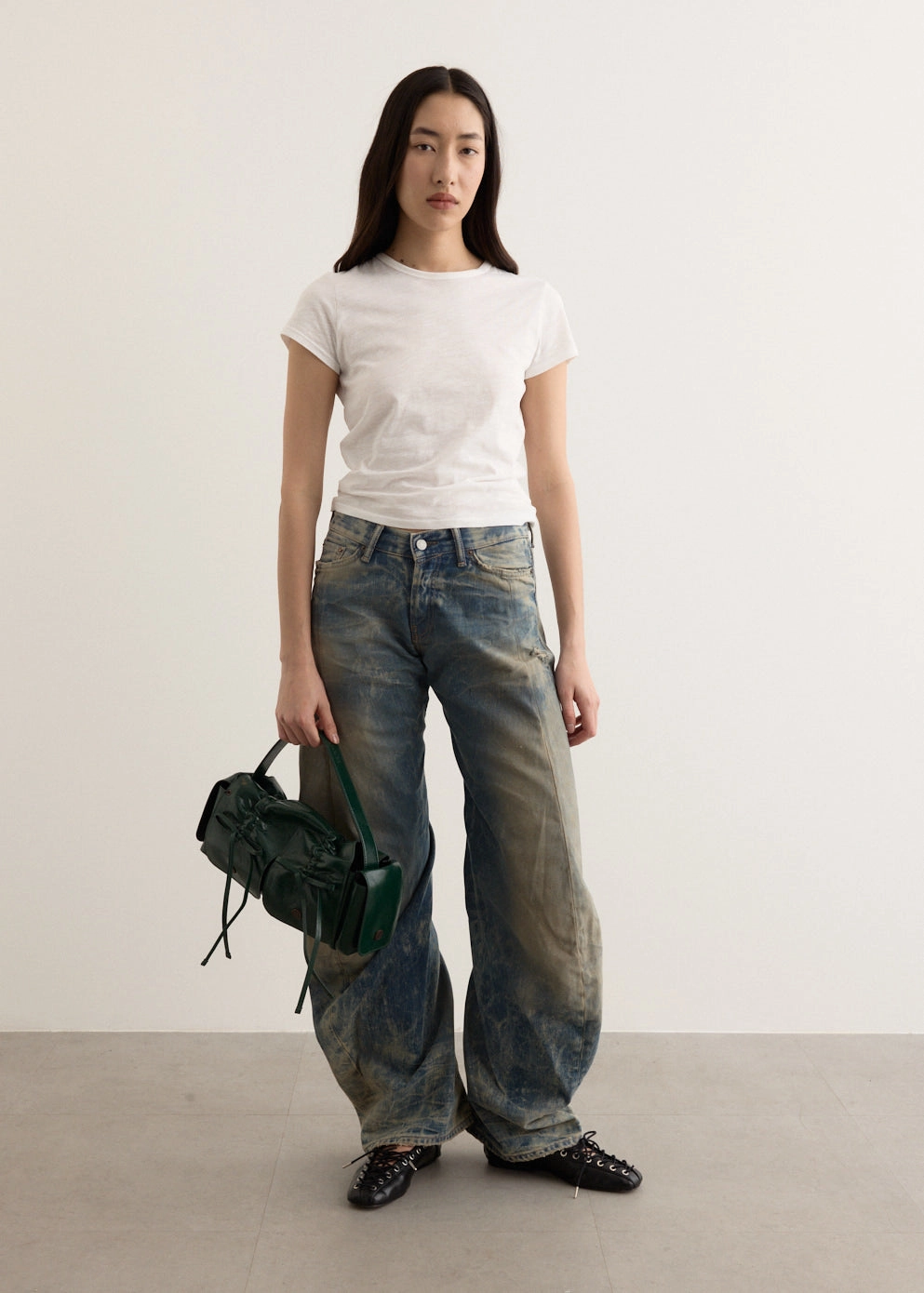 Clean Finish Smart Casual Modern Rainy Day 2006F 5-Pocket Denim Jeans