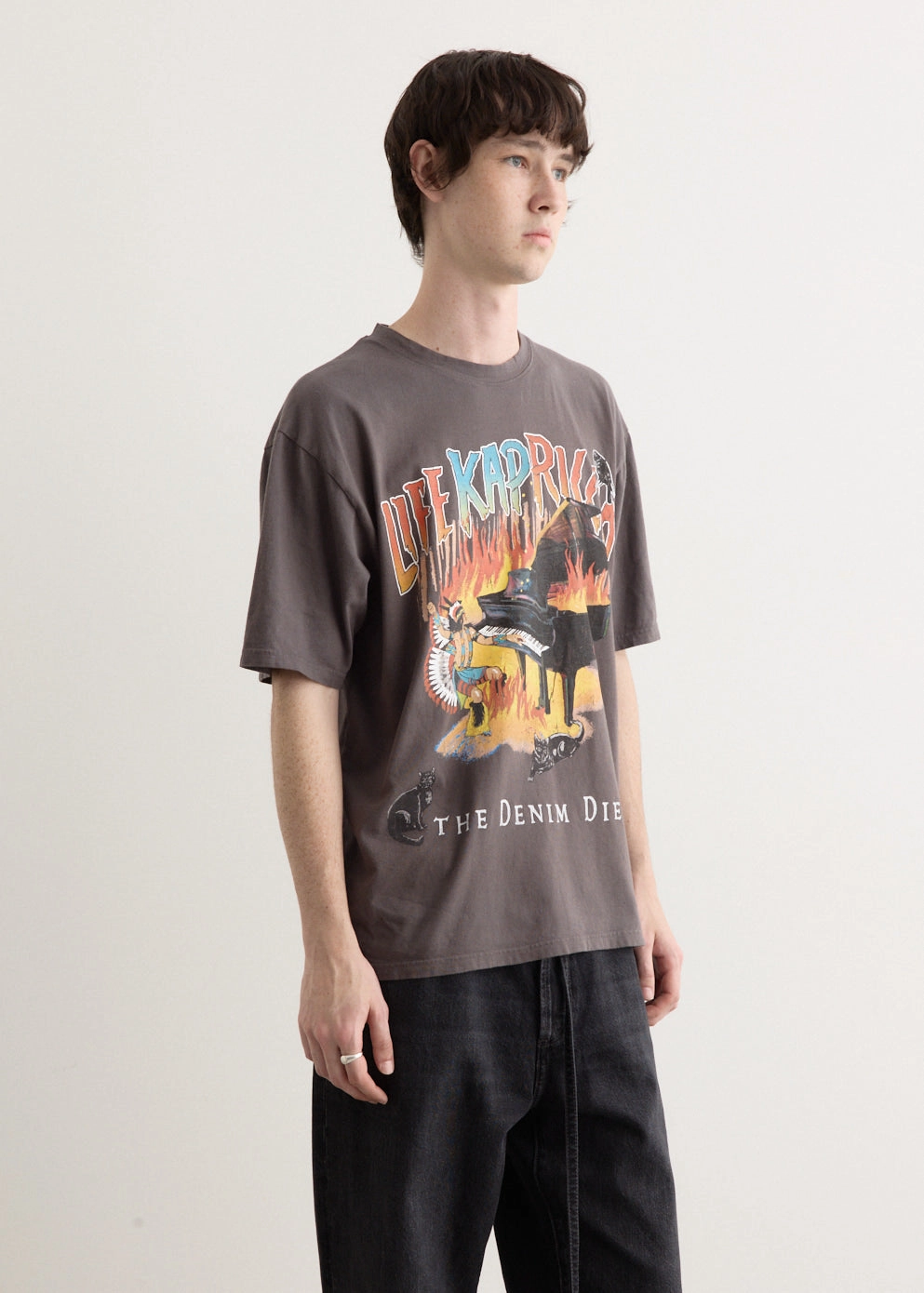 20/-Jersey Crew T-Shirt (BURNING PIANO) Chic Vibe