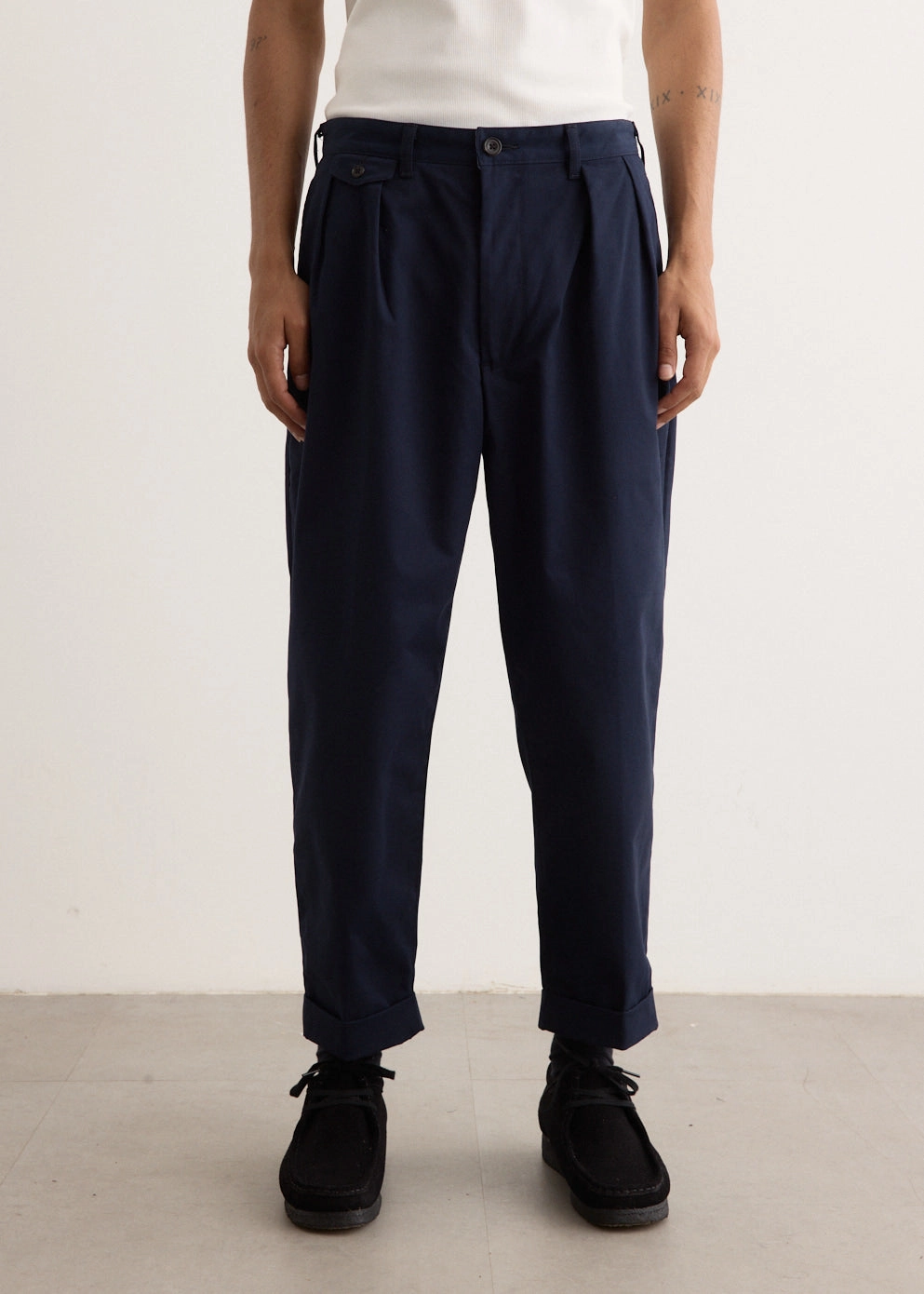 Timeless Comfort Wear 2 Pleats Twill Pants