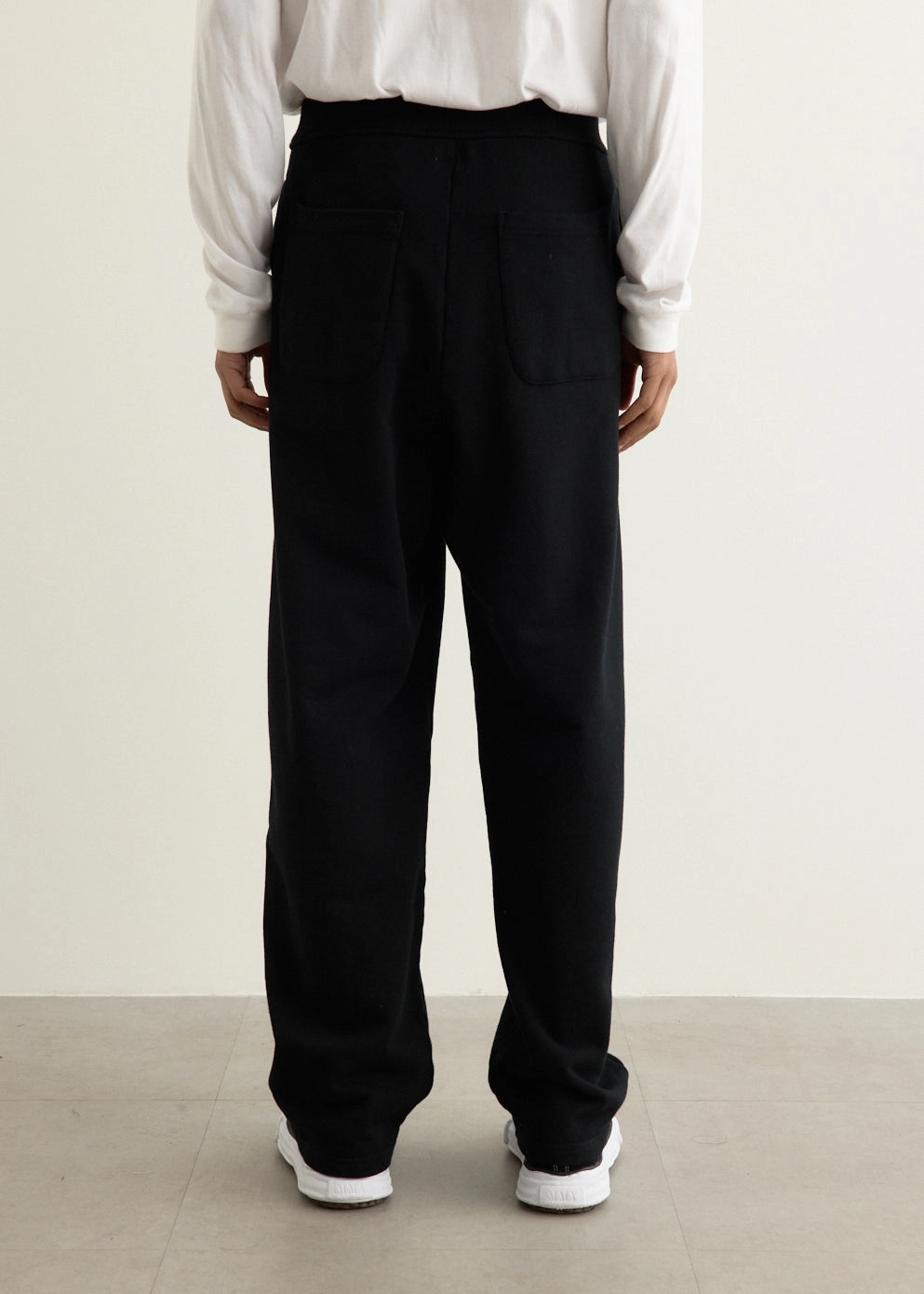 Wide fit Breathable mesh lining 30/-SWT Knit Sweat Pants (N.TRY)