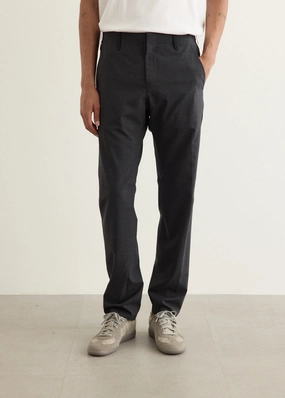 Polished Look Convex Wool Pants