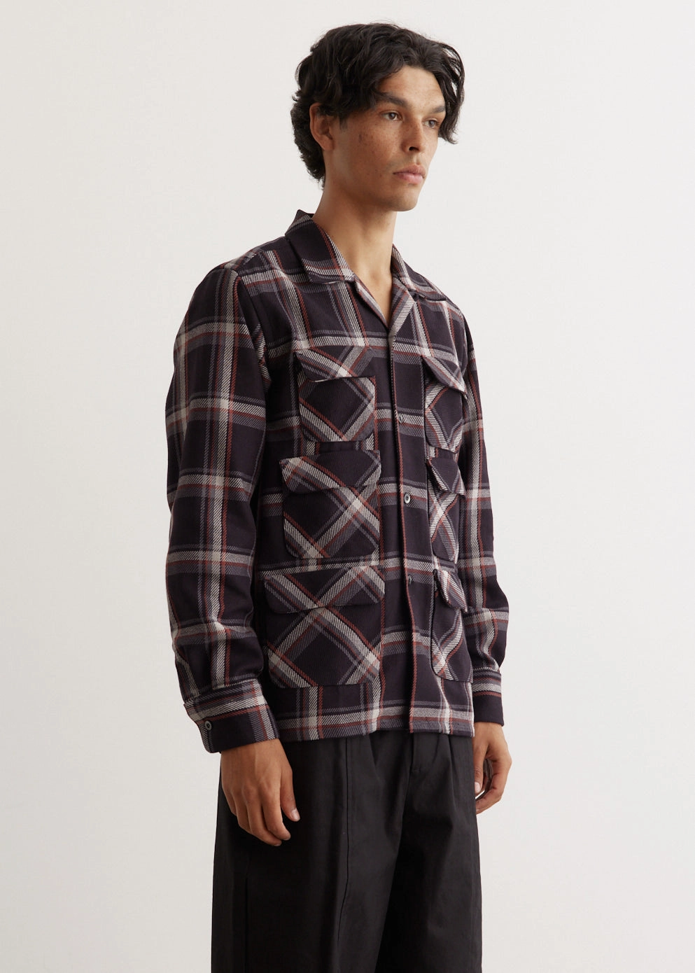 6 Pocket Classic Shirt Monochrome Palette