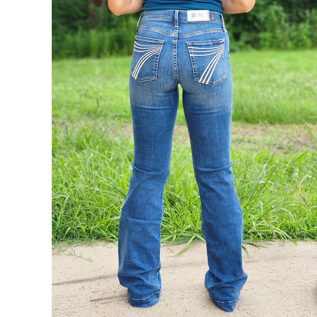 7 For All Mankind Women's Positano Dojo Trouser Casual Energy