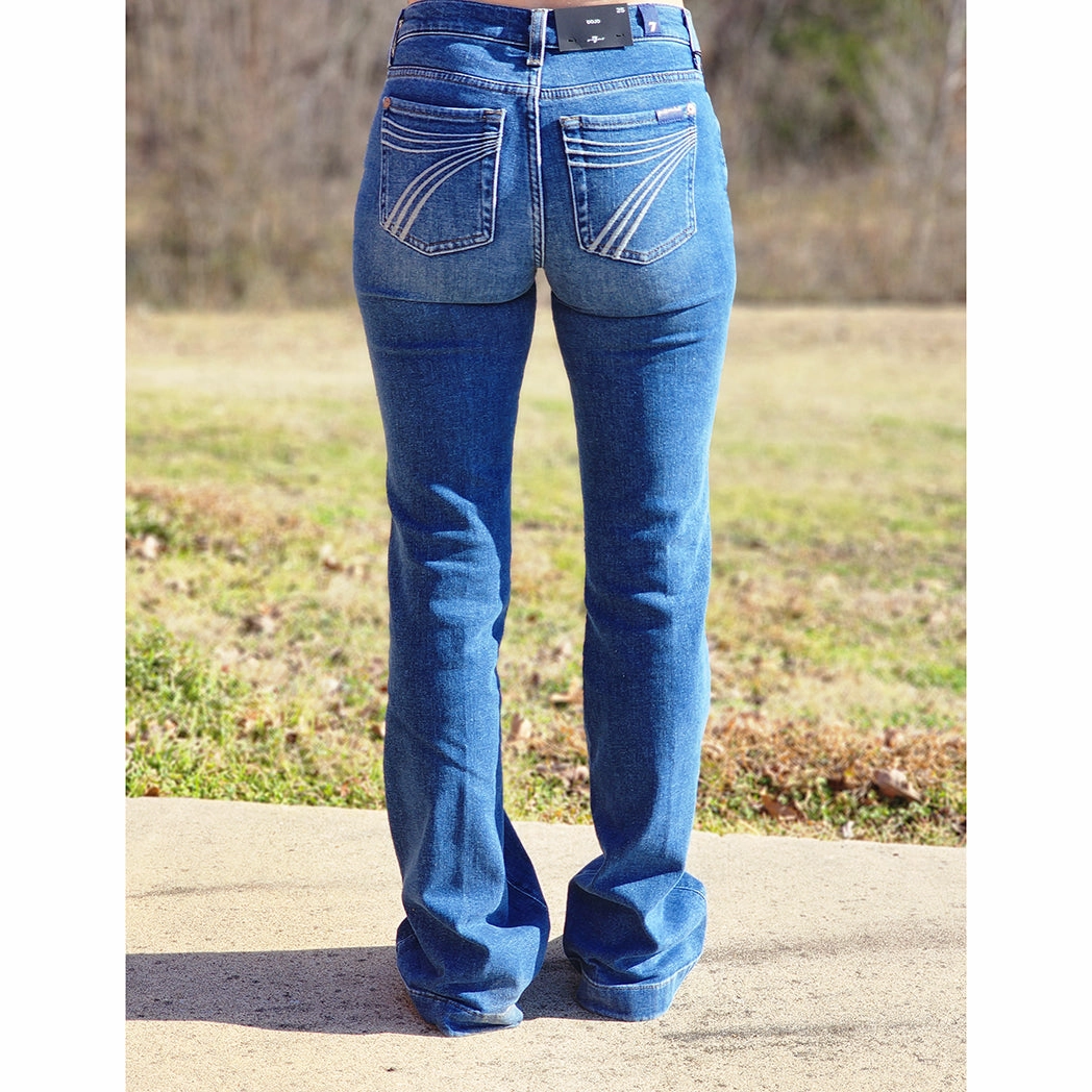 7 For All Mankind Women's Sacramento Dojo Trouser Streetwear Fan Premium Modern Straight Leg