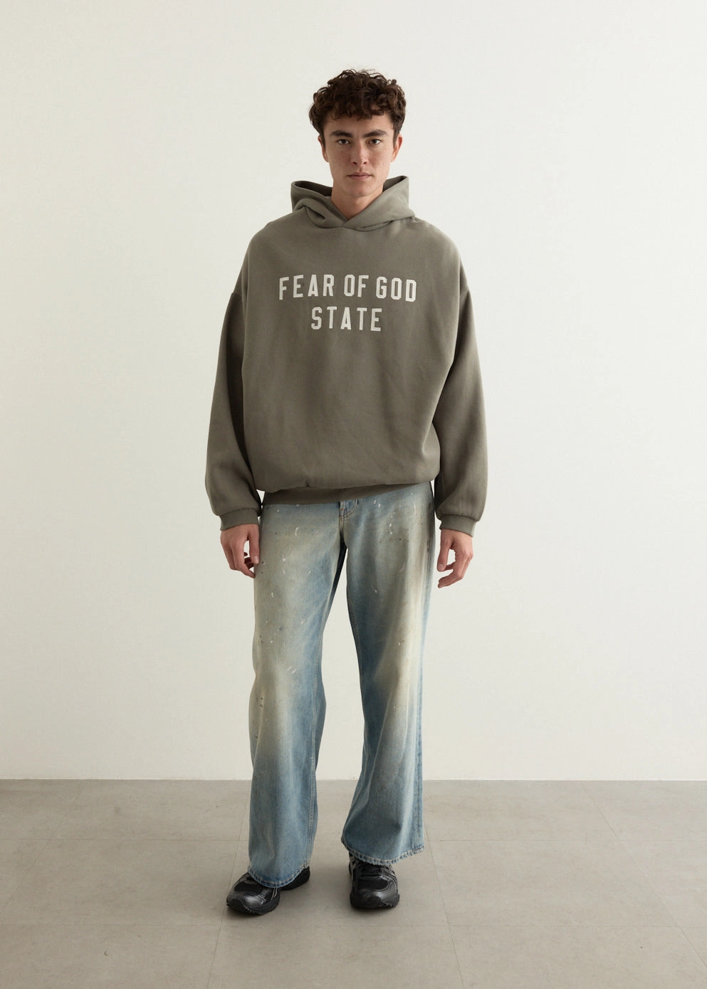 90s Fit Fleece Hoodie Casual Comfort Layer Effortless Comfort Fit