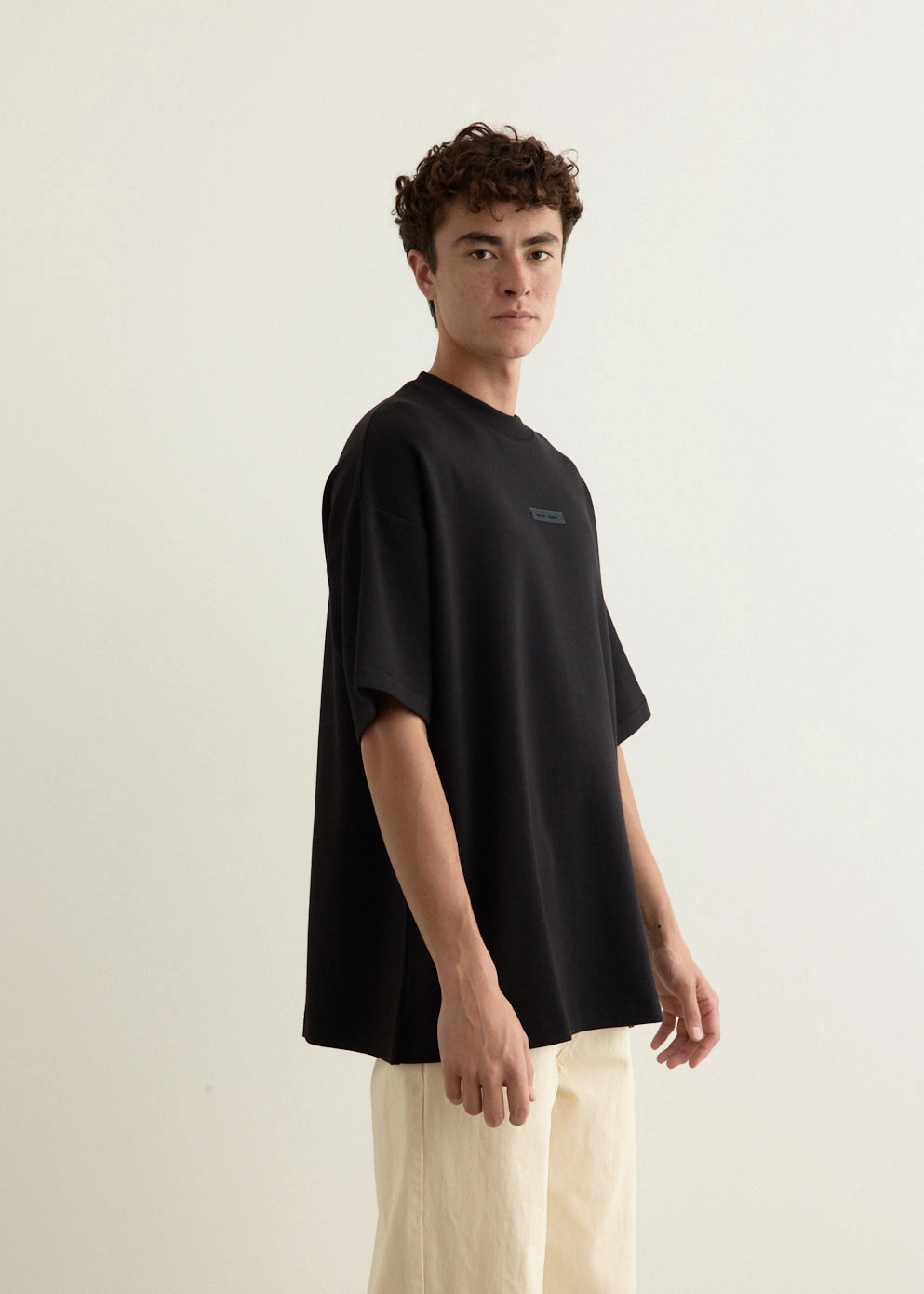 Perfect Comfort 90s Fit Pique Crewneck T-Shirt