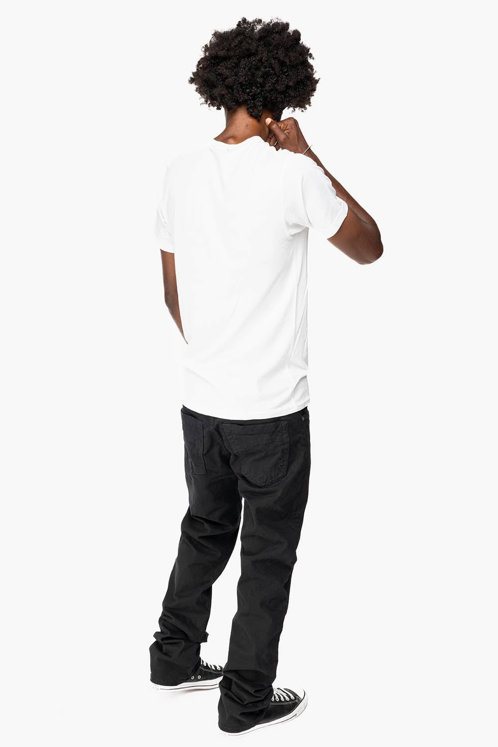 CLASSIC STRAIGHT LEG JEANS IN BLACK WASH Durable piece