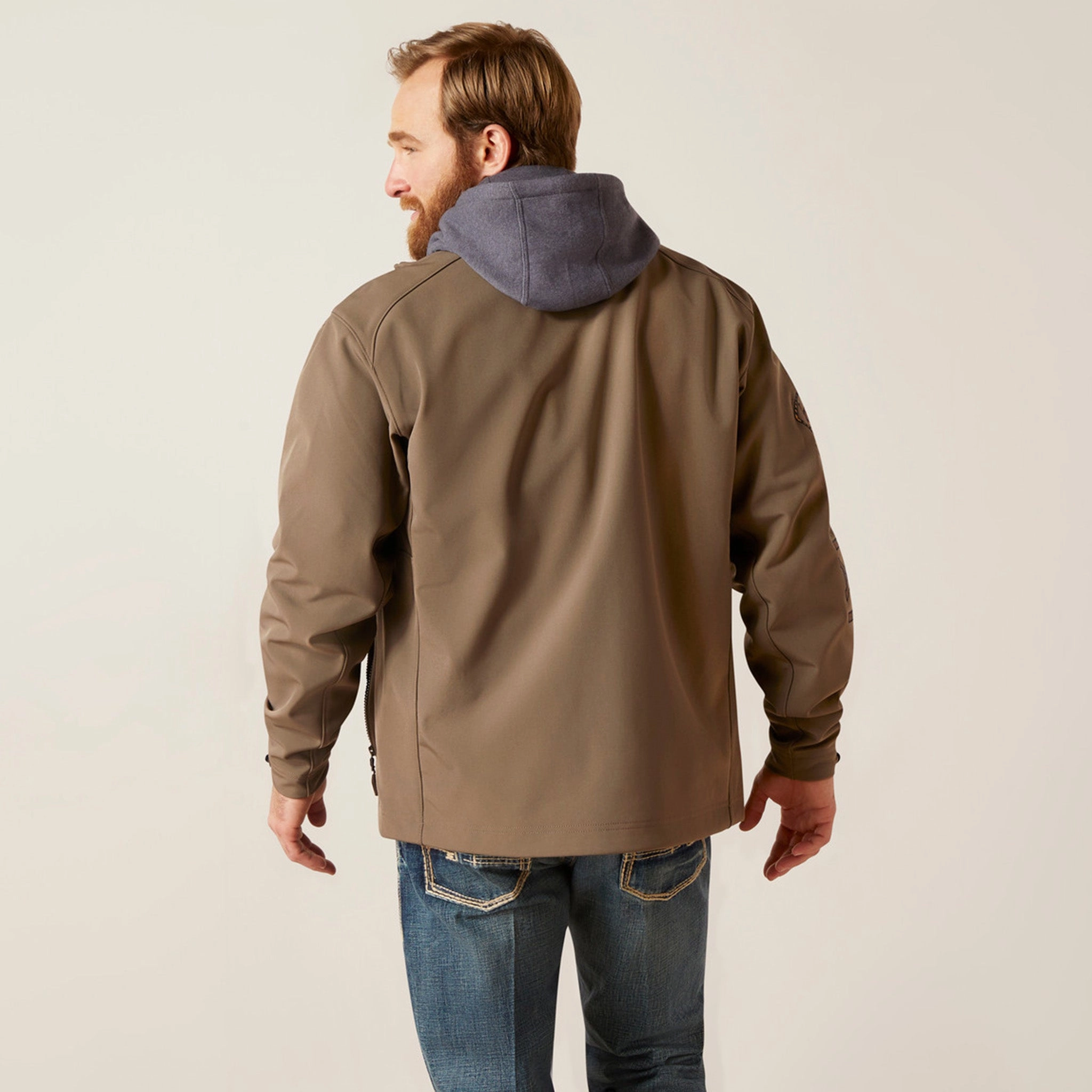 Eco Certified Textiles Pocket Placement Ariat Men's Banyan Bark Softshell Jacket