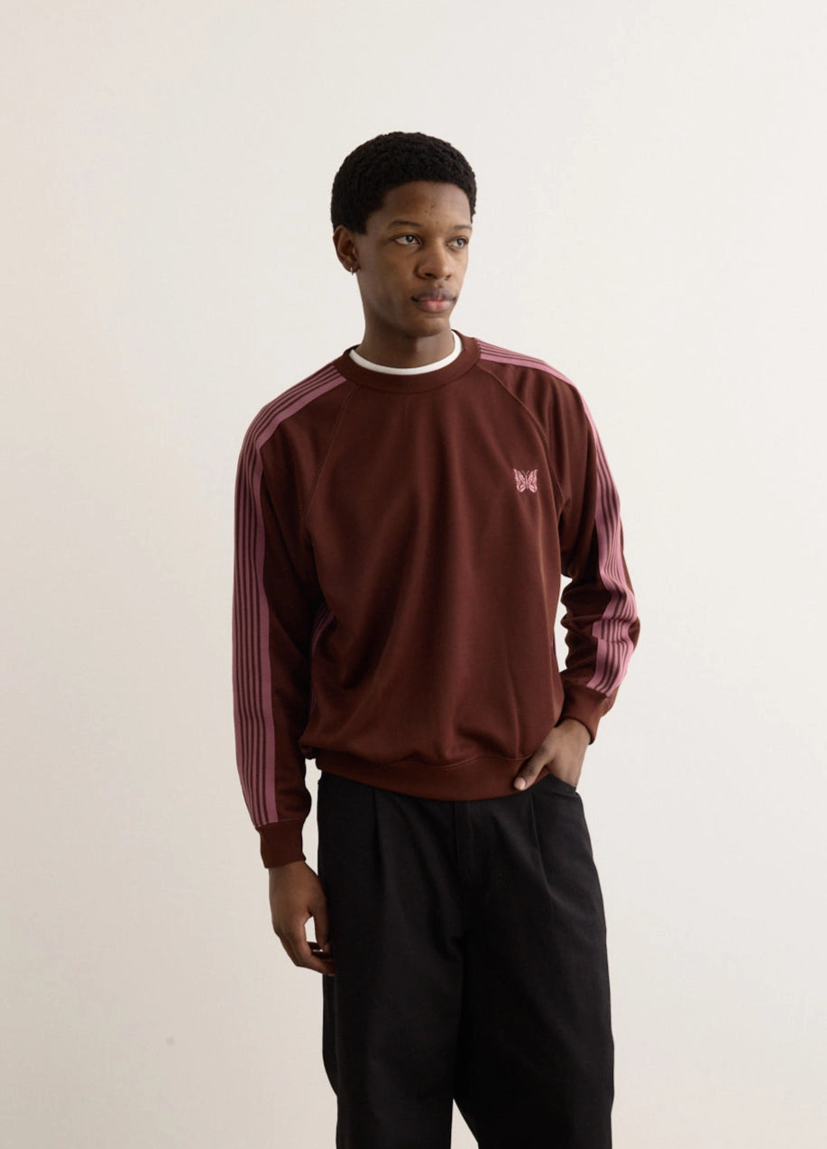 Relaxed Layers Poly Smooth Track Crewneck