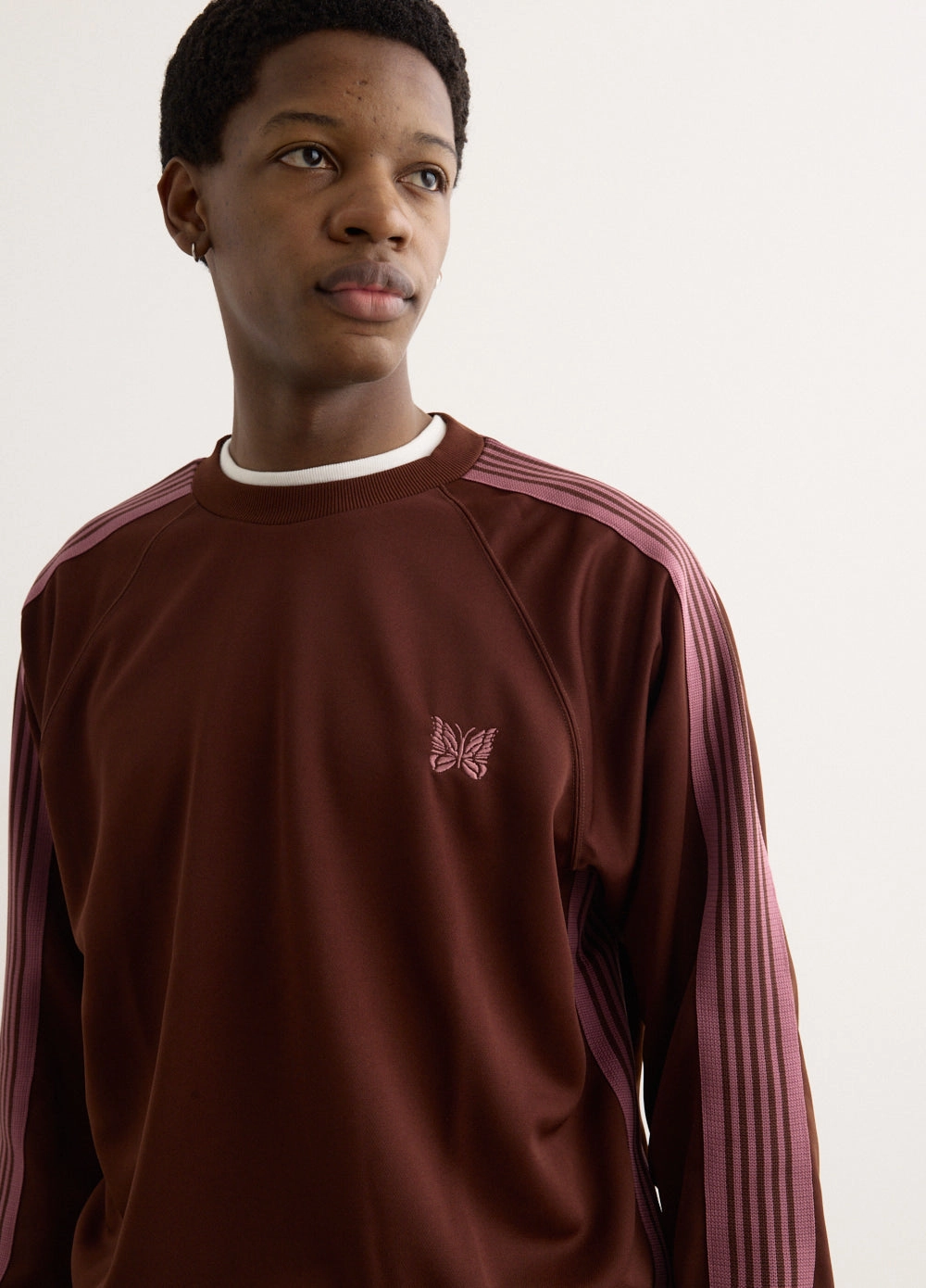 Perfect Knit Urban Style Poly Smooth Track Crewneck