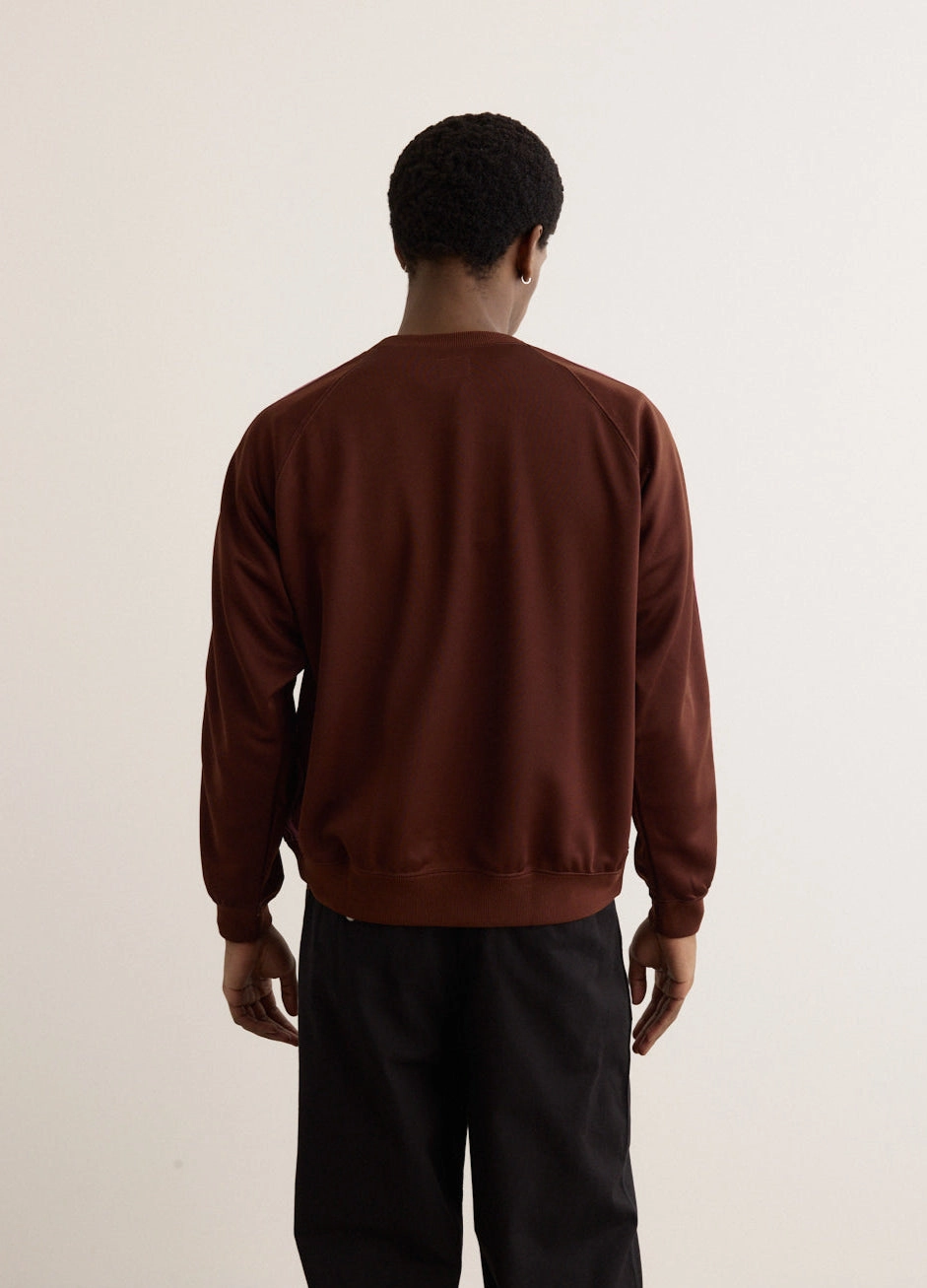 Poly Smooth Track Crewneck Winter Styling Soft Knit Wear