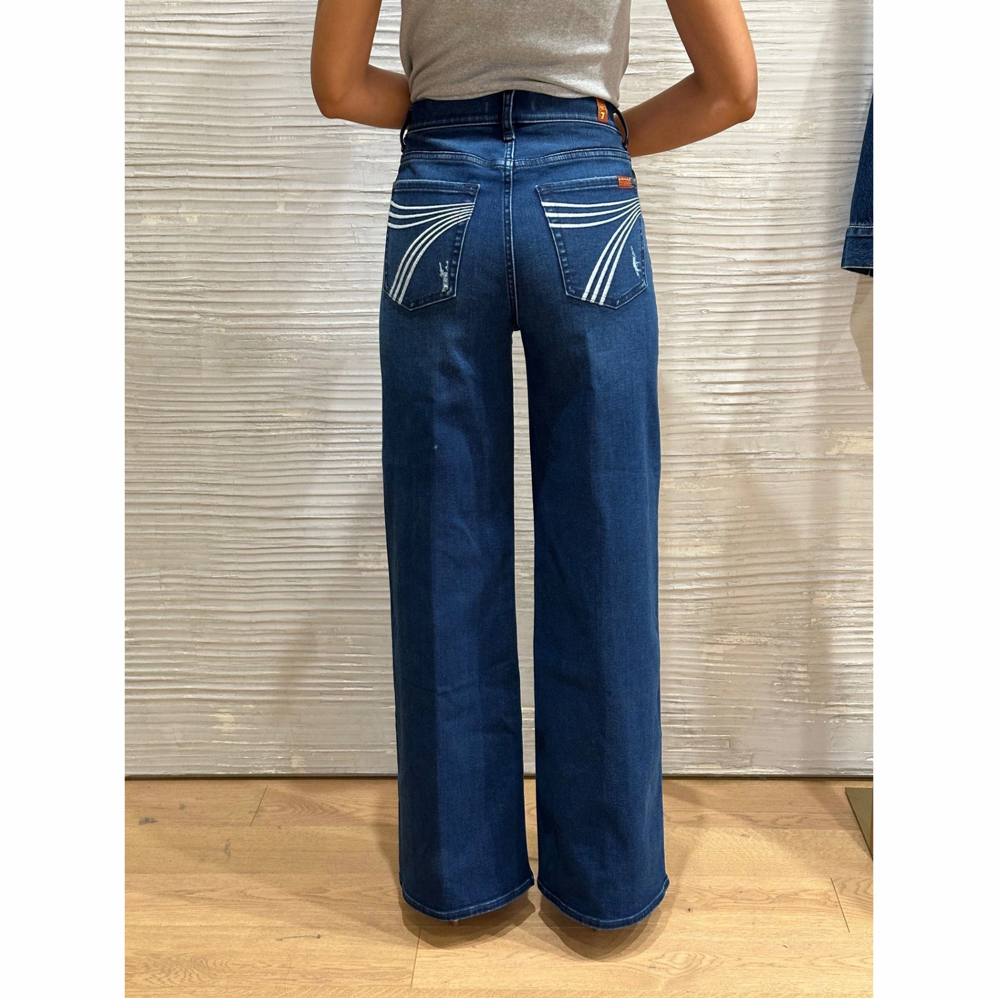 Eco Friendly Dye Universal Style 7 For All Mankind Women's Ultra High Rise Dojo Jean