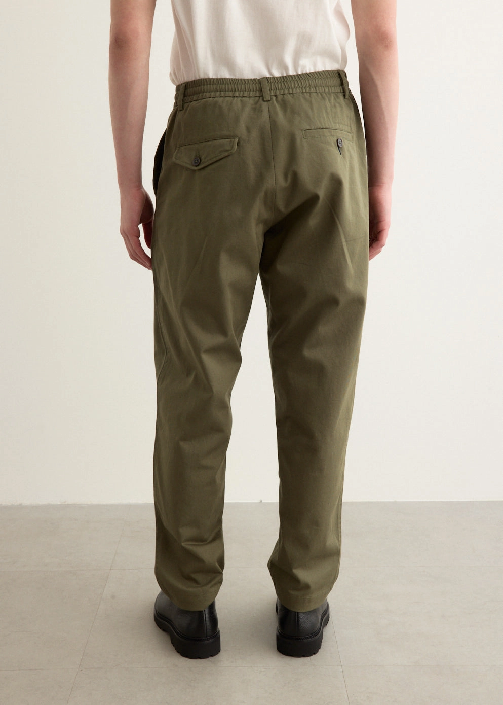 Pleated Track Pants Versatile Waist Fashionable Look