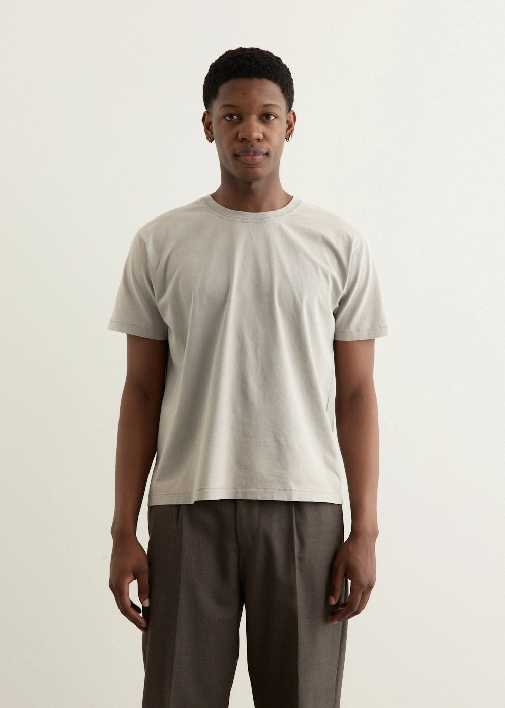 New T-Shirt Sustainable Material Blend Cozy Wear Fit