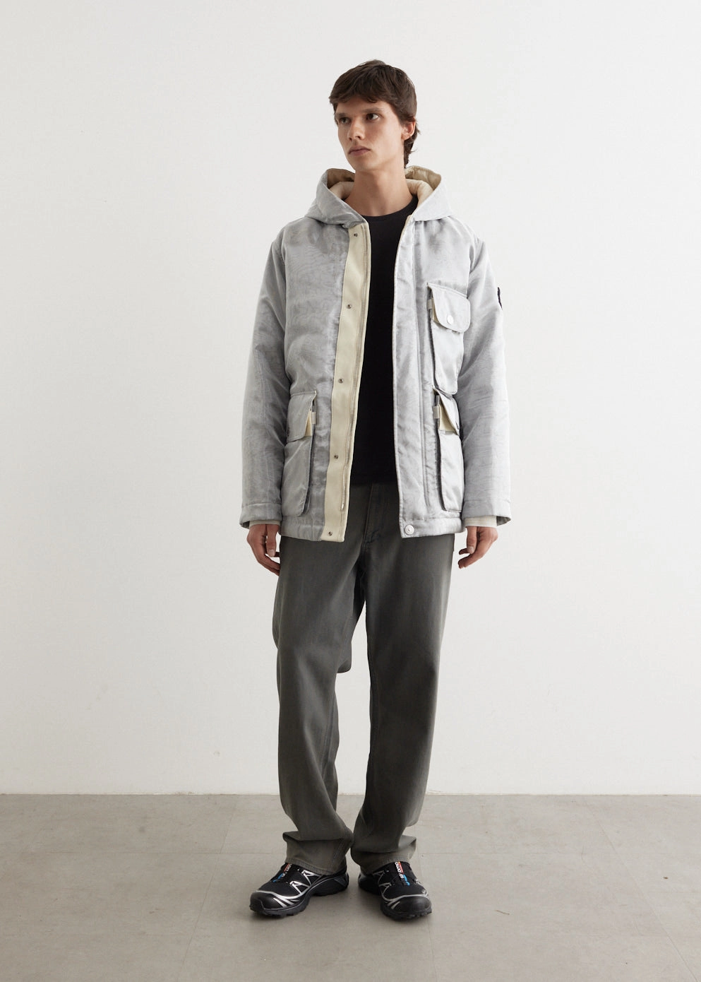 Nanometric Aluminium Down Jacket Matte Fabric