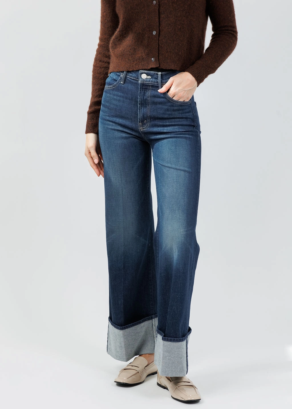 The Lil Hustler Roller Sneak Cuff Jeans - Kicks And Riffs Shape Flex LowProfileStitching