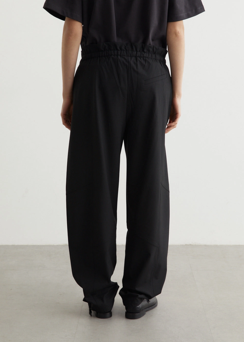 Drapey Melange Elasticated Waist Pants QuickReleaseBuckle Comfy Vibes