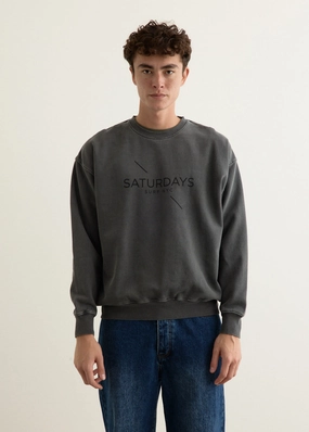 Bowery Pigment Dye Surf Sweatshirt Cozy Design Fit