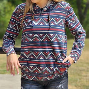 STS Ranchwear Unisex Sloan 1/4 Snap Navy Pullover Breathable fabric tech Layer Friendly Shape