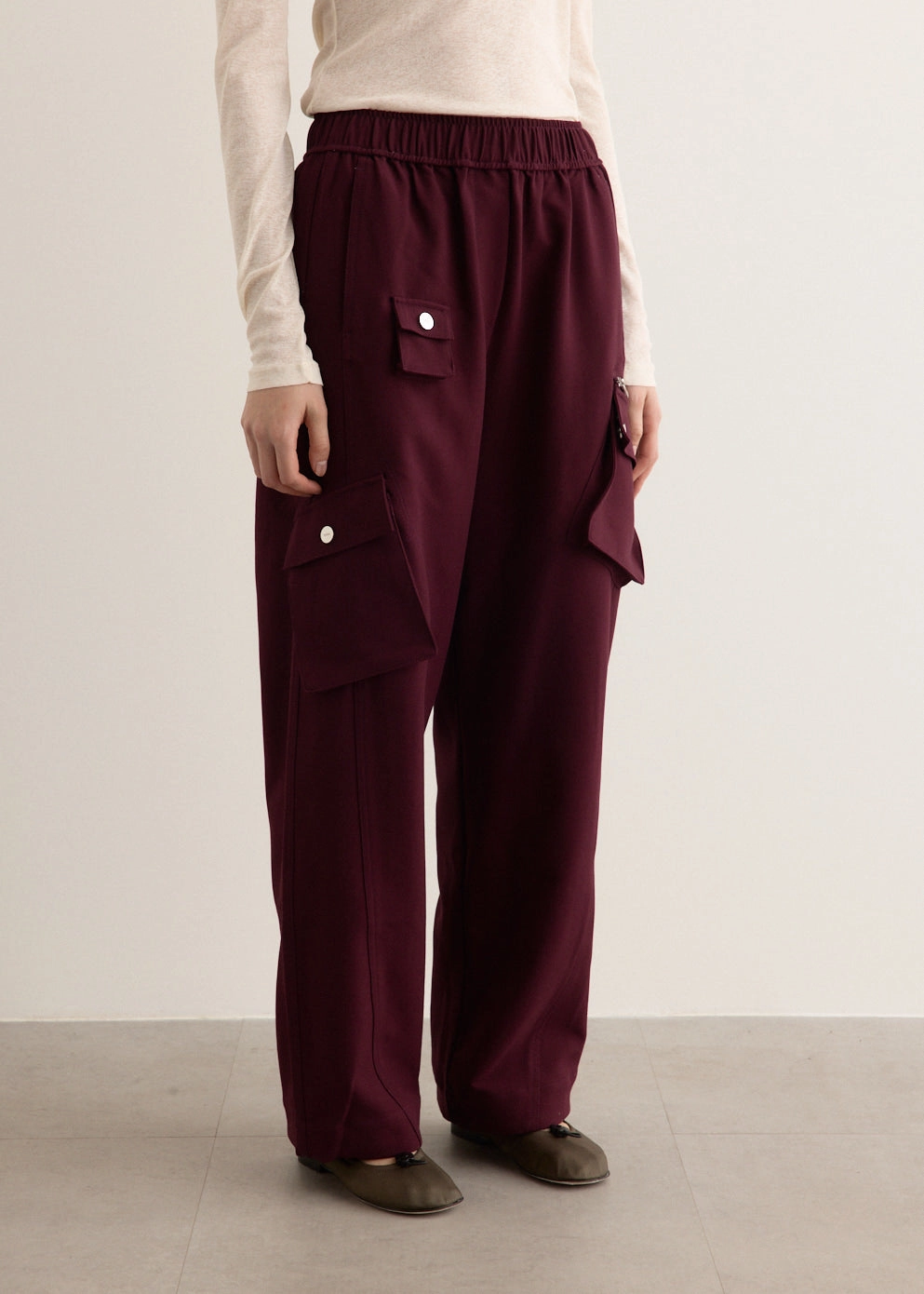 Future Twill Suiting Elasticated Pants Sporty Cut