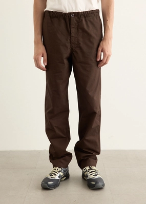 Ezra Regular Mineral Dyed Fine Twill Trousers Flattering Fit Wear Sweat Wicking Liner