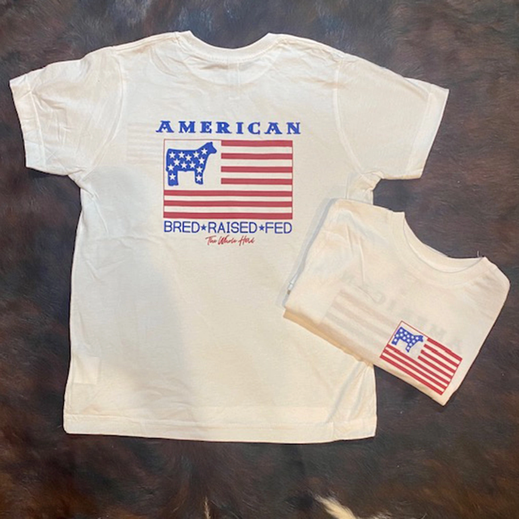 American Bred, Raised, & Fed Tee Flexible Knit Trendsetting Design