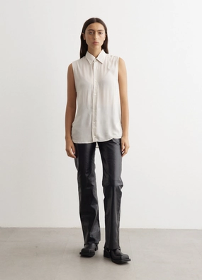 Sustainable Weave AMI Sleeveless Shirt