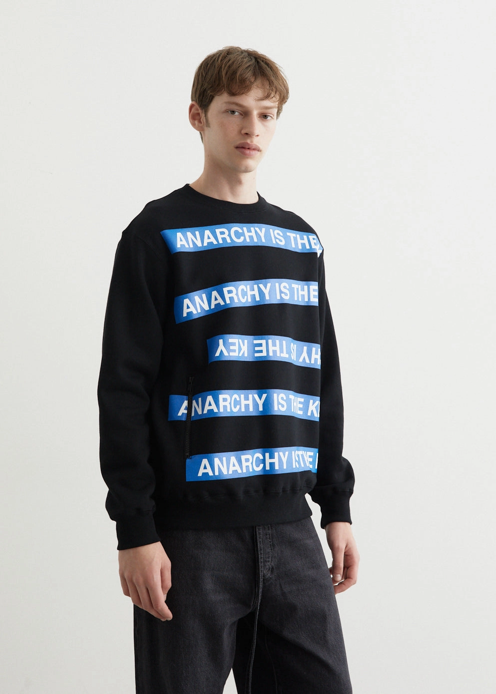 Allergen Free Processing Anarchy Crewneck