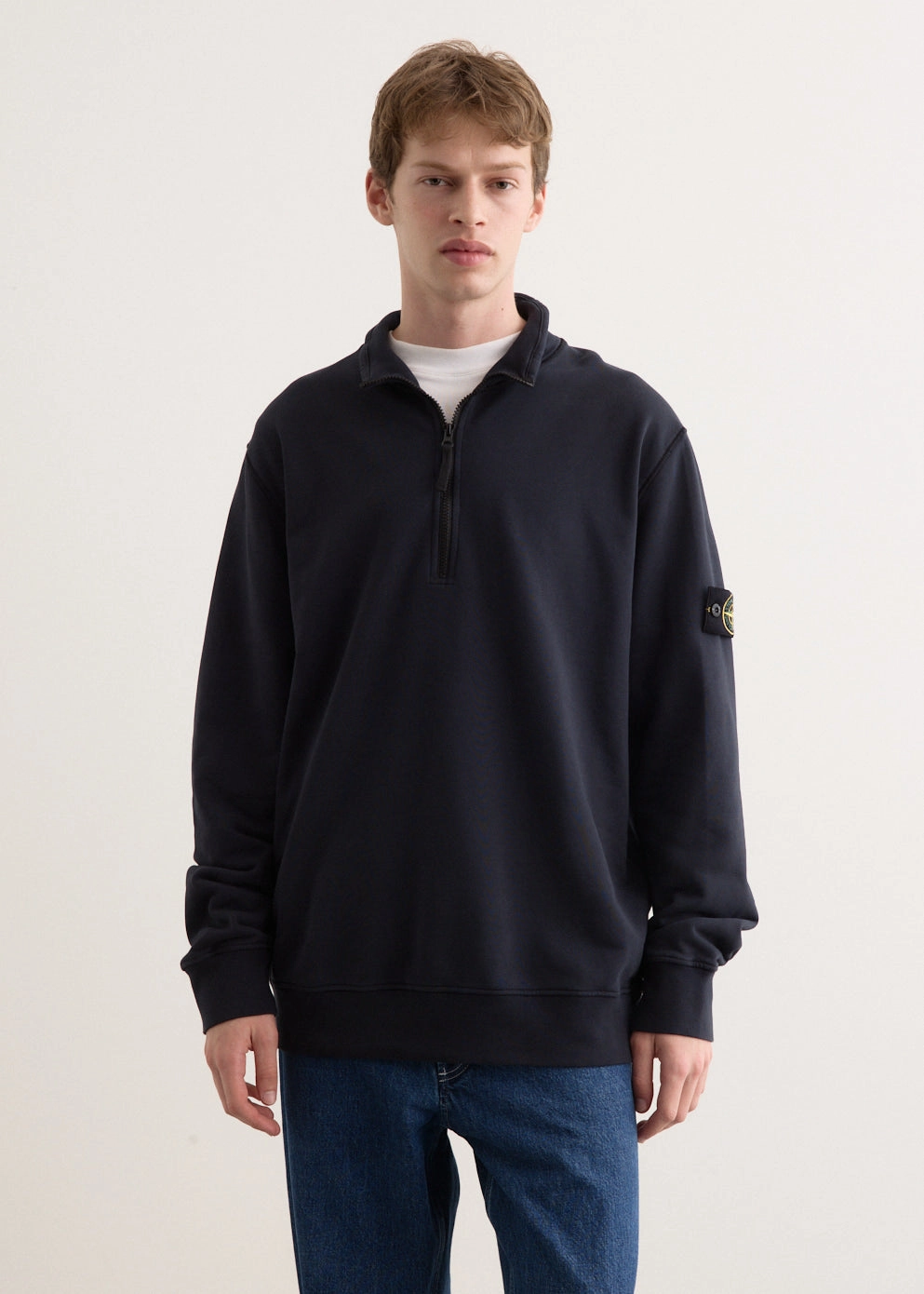 Half-Zip Sweatshirt All-Season Fit