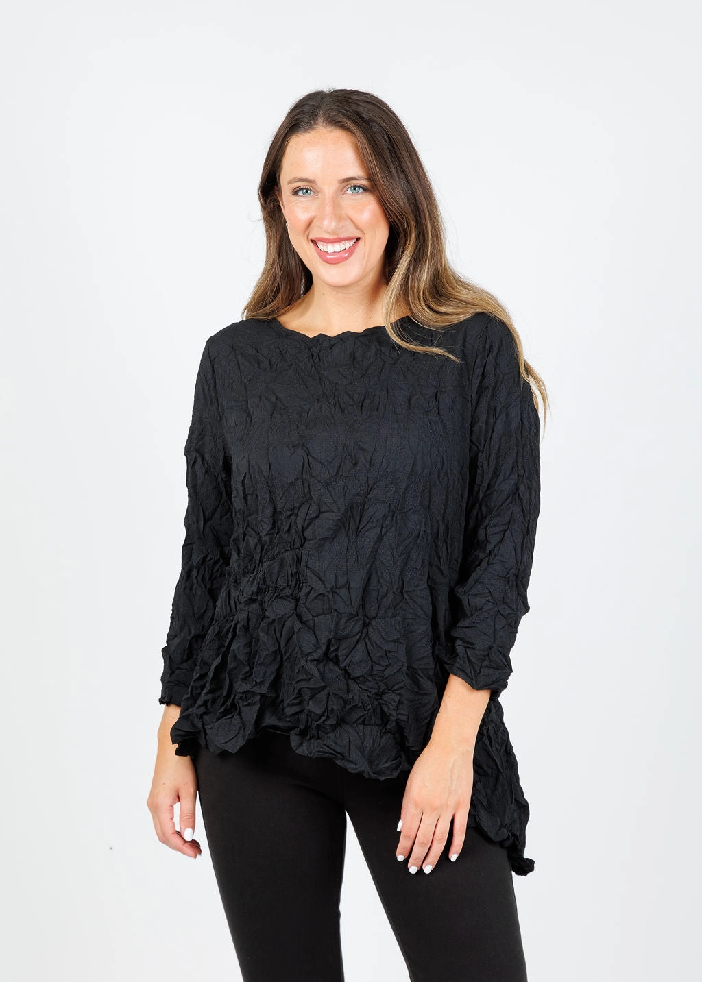 Anti Slip Grip Technology Ezra Top - Black Ventilated Back Panels