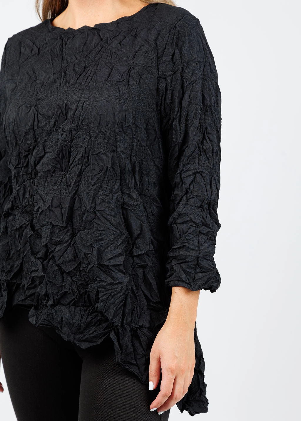 Variable Tension Adjustment Minimalist Aesthetic Anti Slip Grip Technology Ezra Top - Black