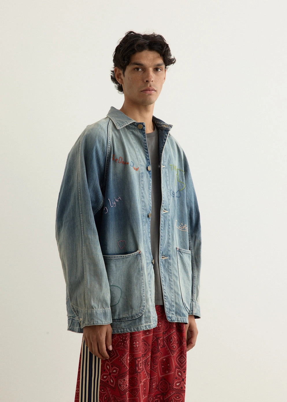 12oz Denim CACTUS Coverall (Memorial Embroidery Model) City Chill Style Rugged Outdoor Optimized