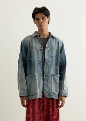 Flame retardant 12oz Denim CACTUS Coverall (Memorial Embroidery Model)