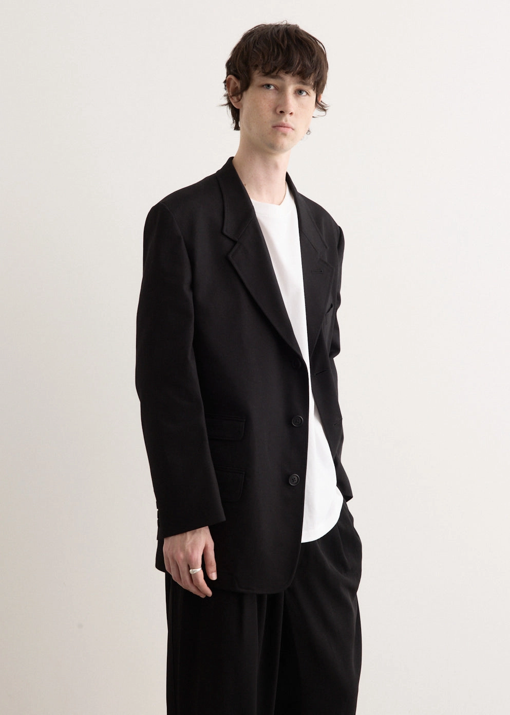 Fur Trim Right Double Rimmed Pocket Jacket