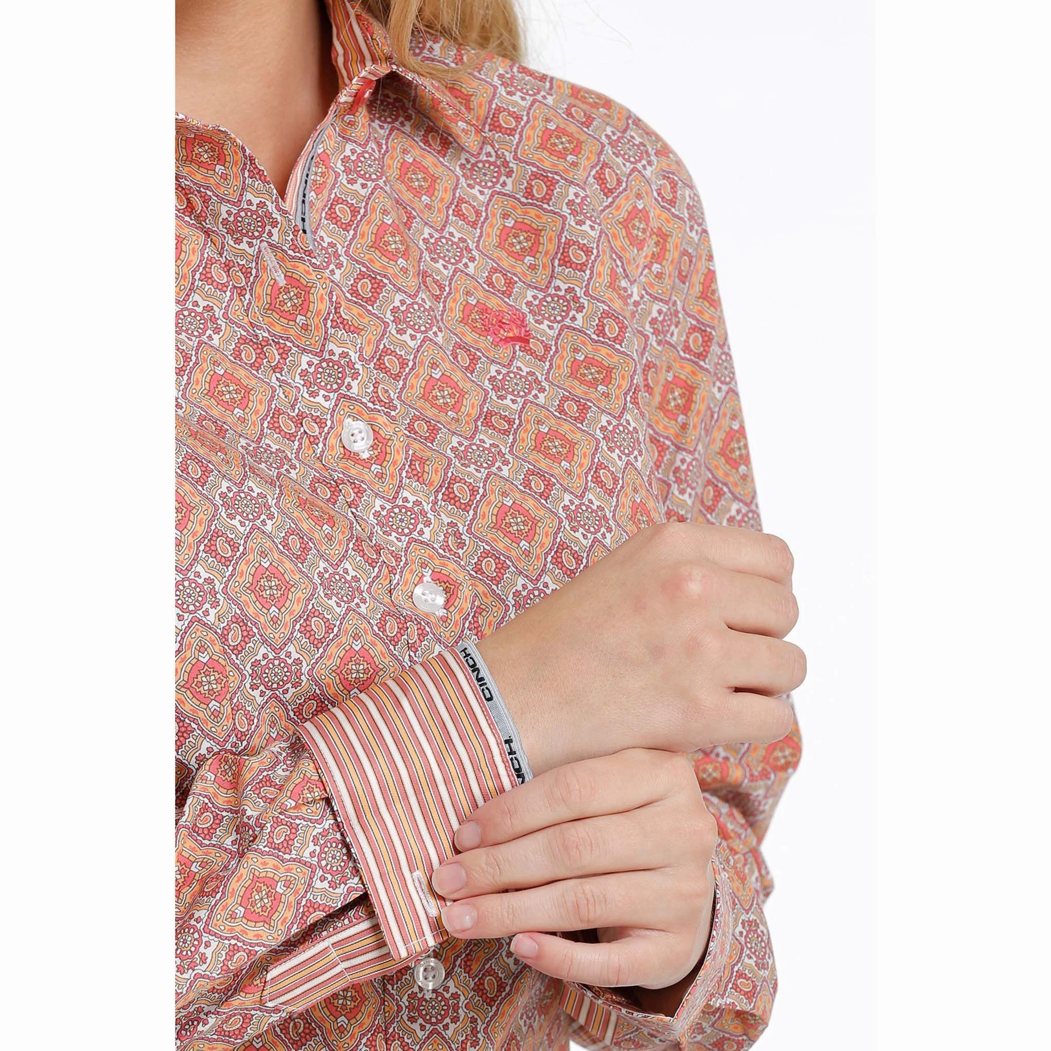 LowMaintenanceMaterial Cinch Women's Multi Pattern Long Sleeve