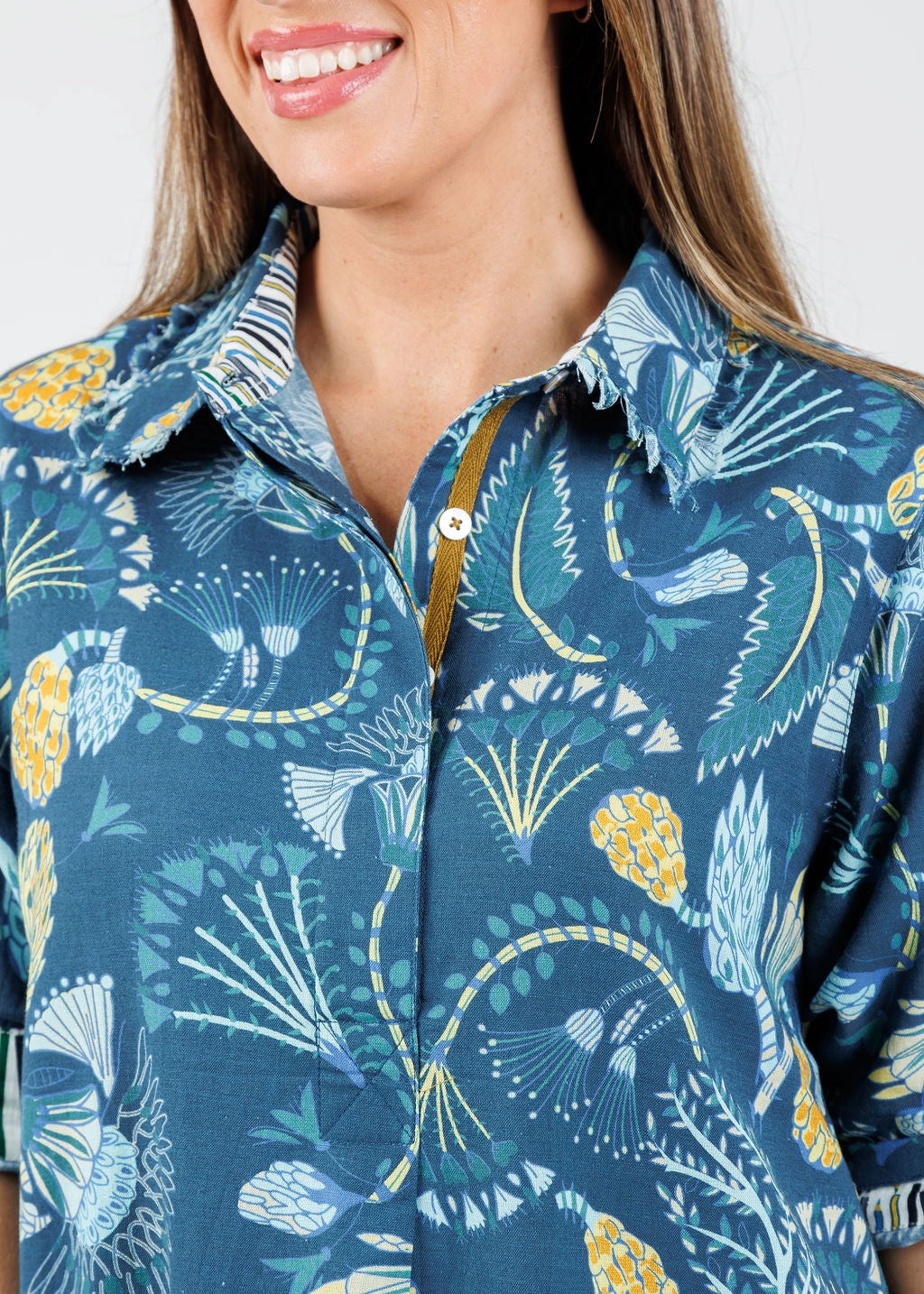 Smart Layer Wear Chatham Dress - Blue Underwater