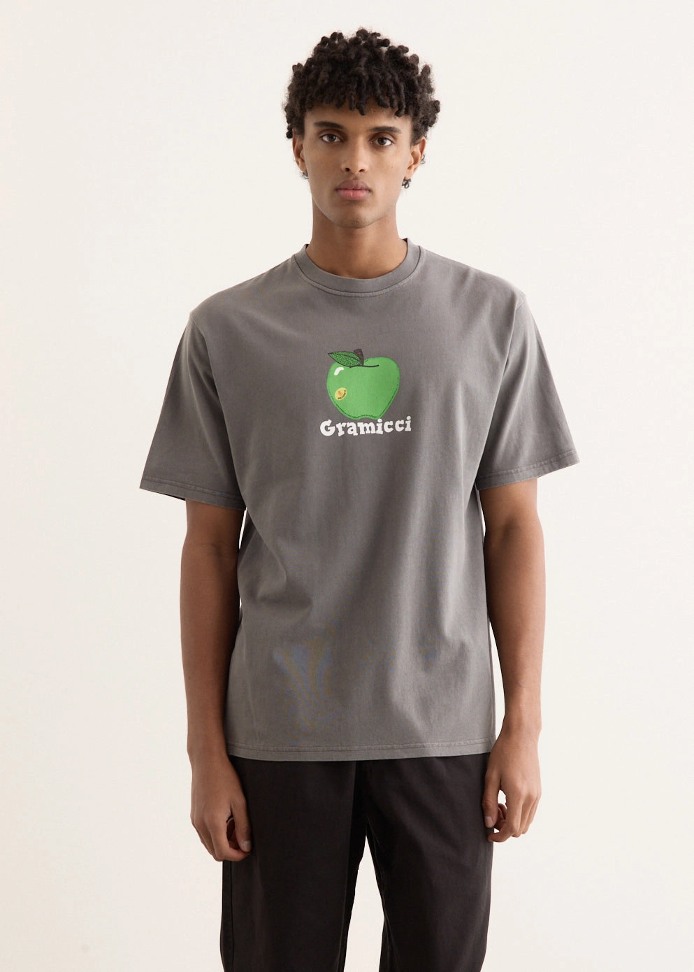 Adjustable Hem Fun and Relaxed Apple T-Shirt
