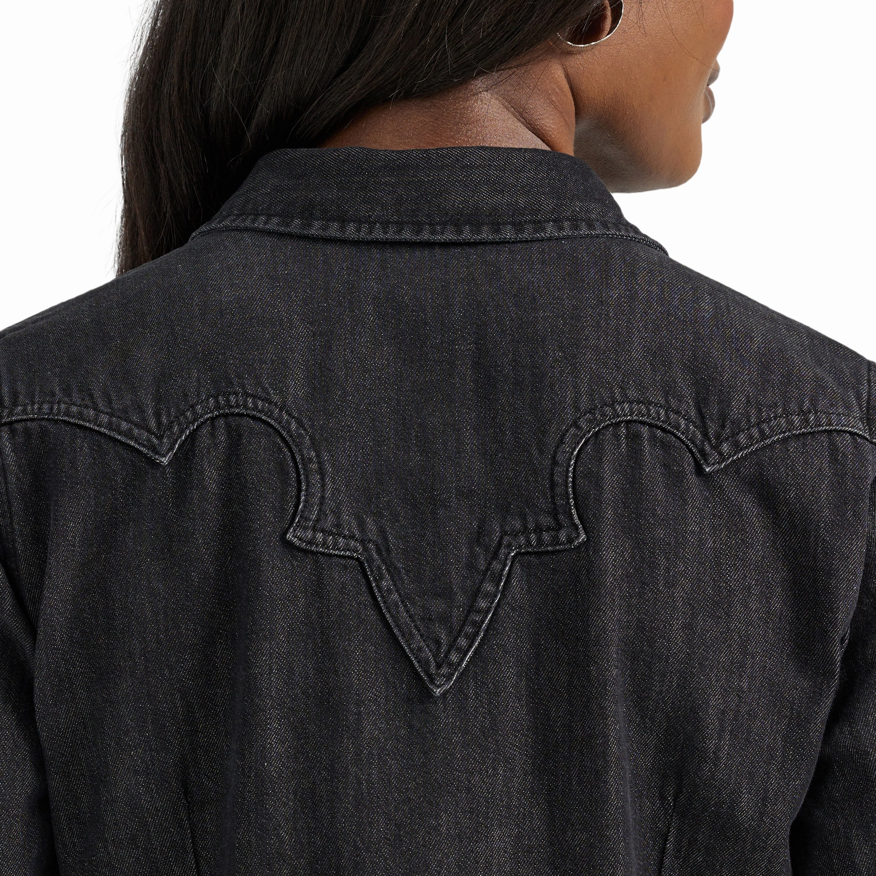 Wrangler Women's Black Denim Dress Tailored Mood