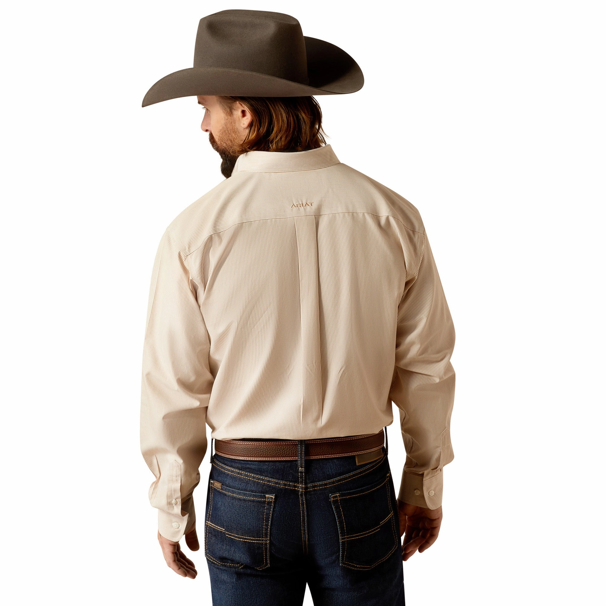 Versatile Outfit Ariat Gold Wrinkle Free Graysen Classic Fit Shirt