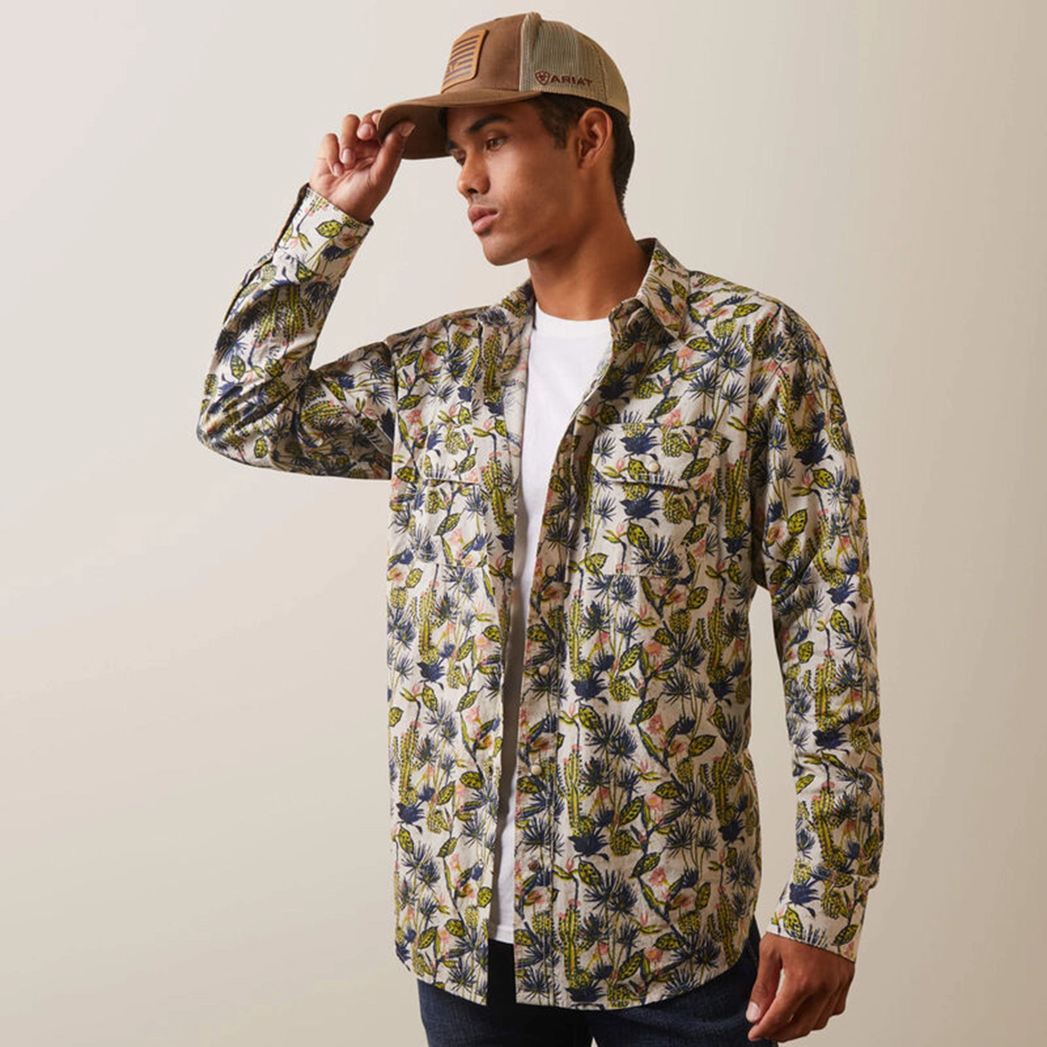 Lightweight texture Ariat Men's Hadkins Retro Fit Shirt