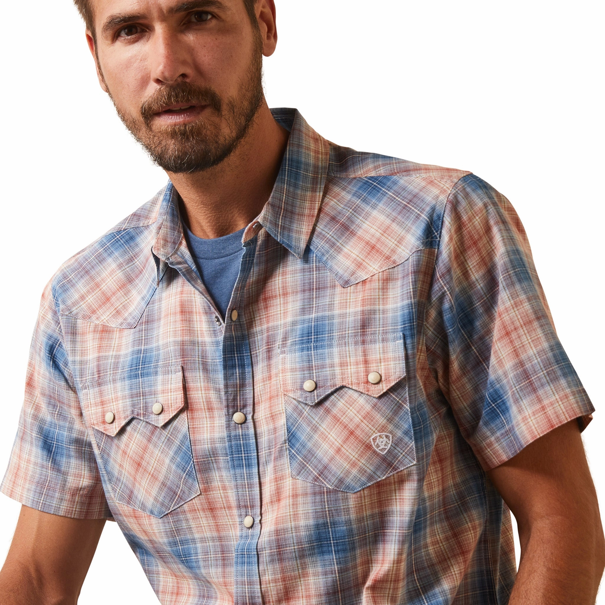 Ariat Men's Hadrian Retro Plaid Shirt Contemporary Style