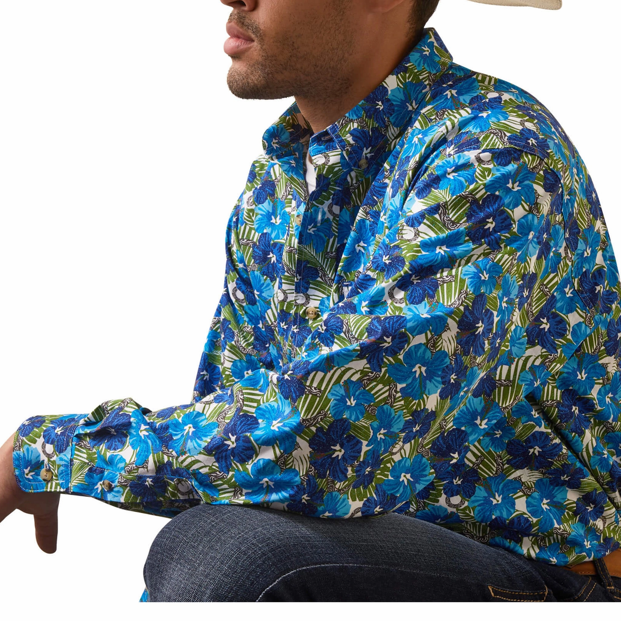 Lightweight Wear Ariat Men's Landon Hawaiian Print