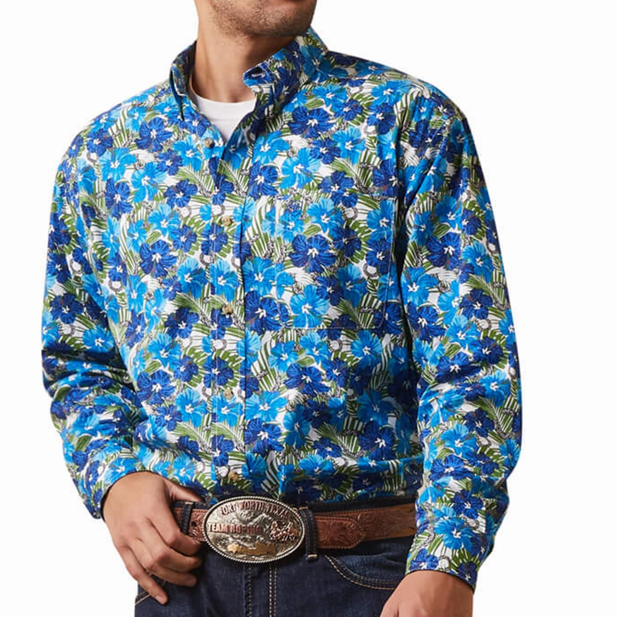 Ariat Men's Landon Hawaiian Print Comfy Look
