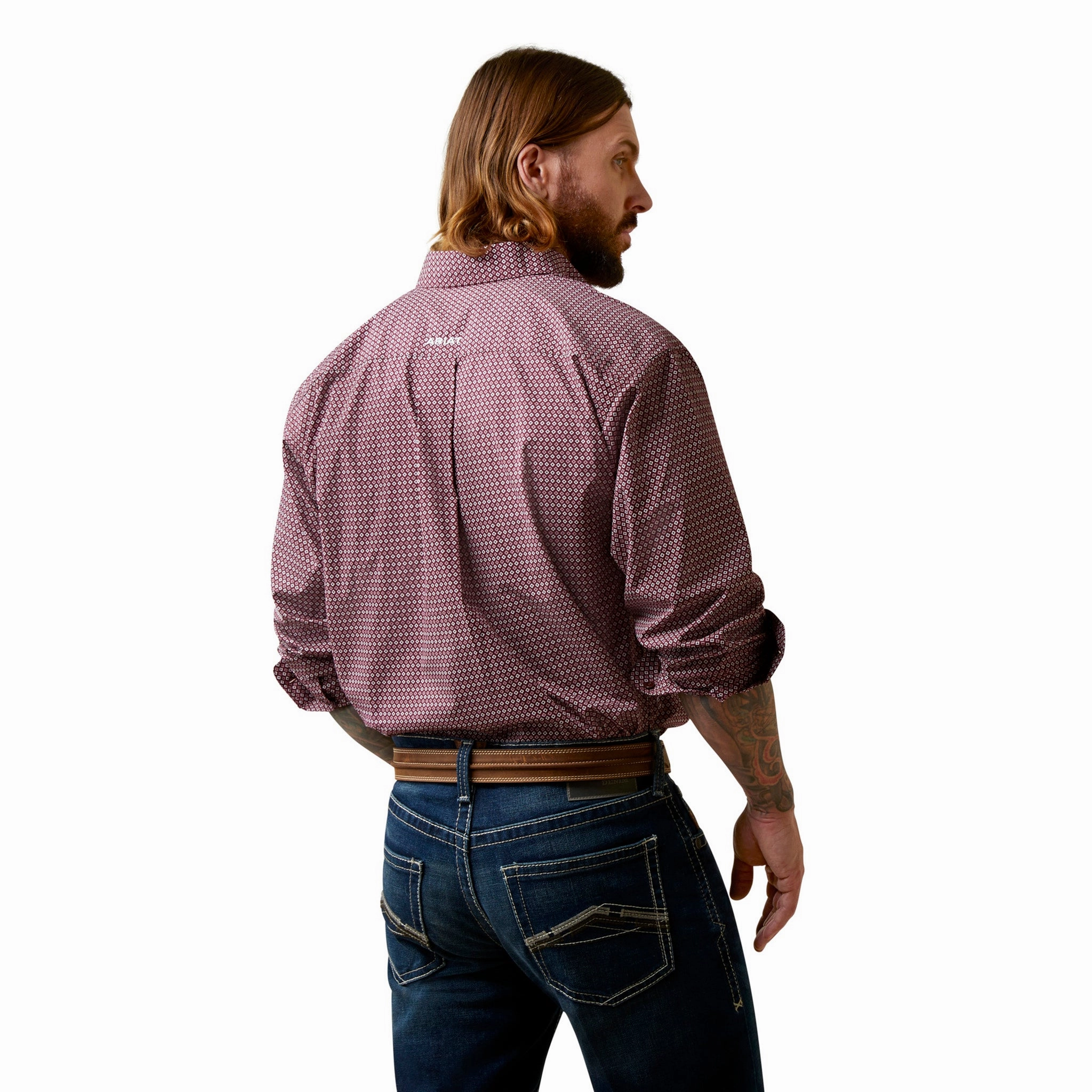 Ariat Men's Long Sleeve Abel Classic Fit Classic Collar