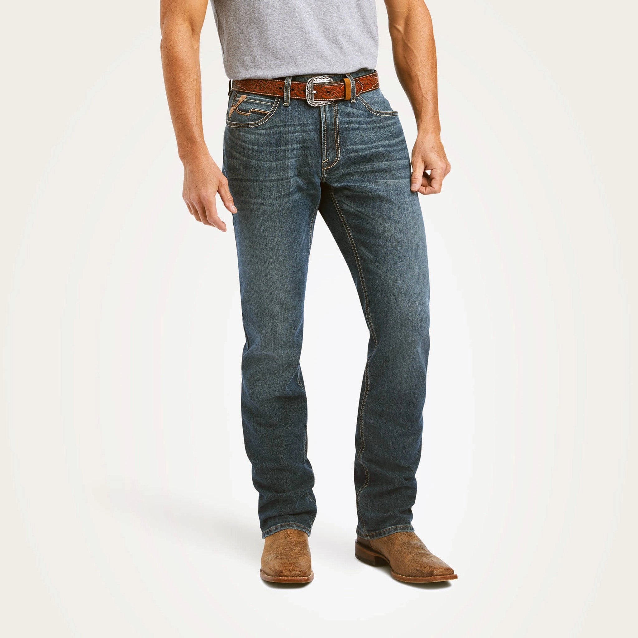 Neutral Look Ariat Men's M4 Silvano Straight Jeans